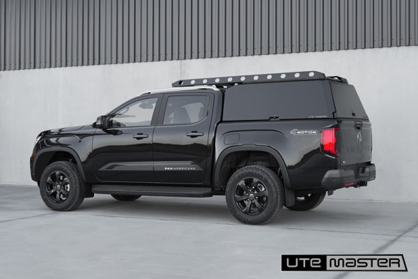 2023 VW Amarok Black Utemaster Centurion Canopy Powder Coat vs Paint Article