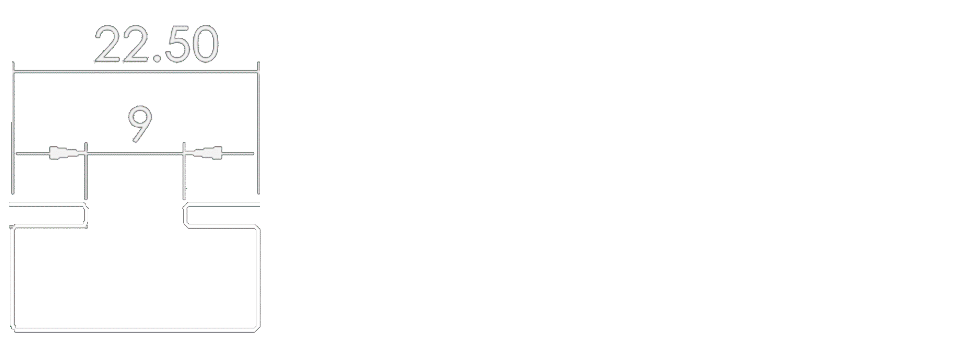 Destroyer Side Rail T Track Dimensions