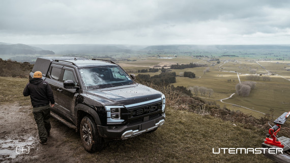 BYD Shark Ute Black Claybird Shooting Centurion Canopy Utemaster v2