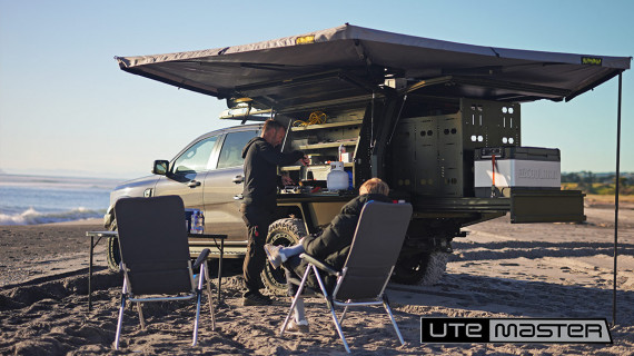 Camping Overlanding with the Utemaster TrailCore Service Body Get Stuff Done Enjoy Lifes Adventures