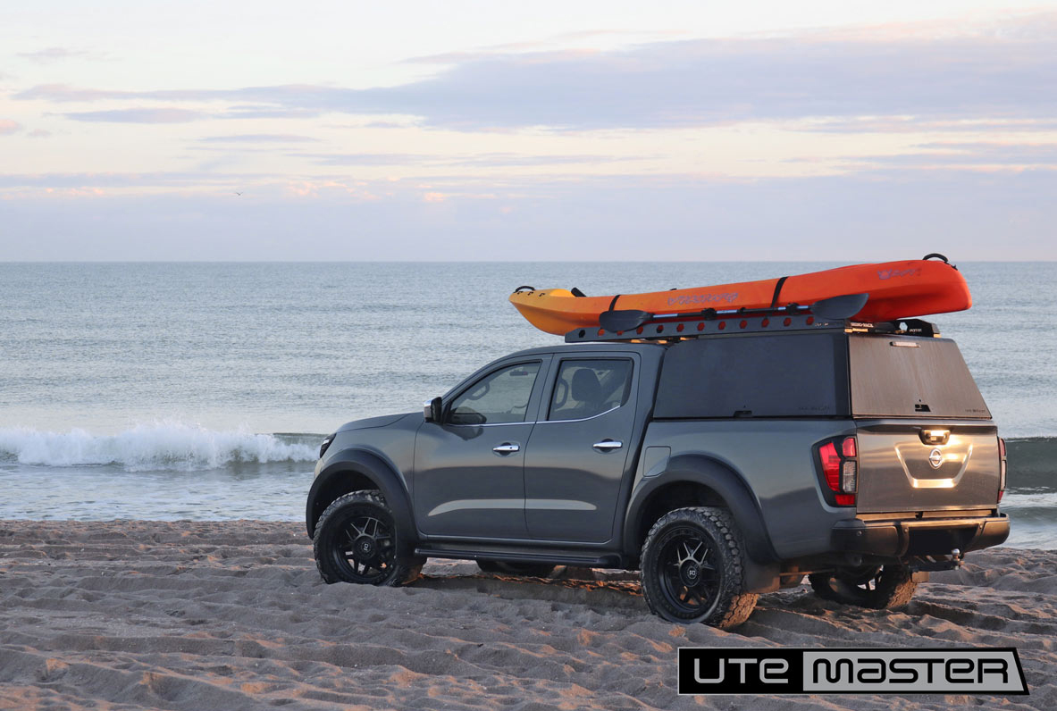 Cantilever Roof Rack to suit Nissan Navara Kayak Ute Canopy AUS