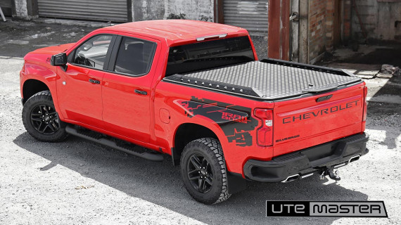 Chevrolet Silverado Hard Lid Truck Red 4WD Accessories Utemaster Load Lid