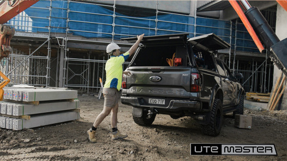 Construction Ute Tub Canopy Setup Utemaster Centurion