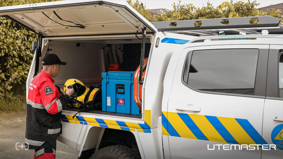 Emergency services ute utemaster servicebody trailcore v2