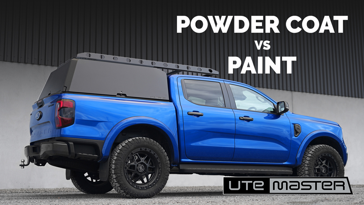 Ford Ranger Sport Blue Utemaster Centurion Canopy Powder Coating vs Painting Canopies Articles v2