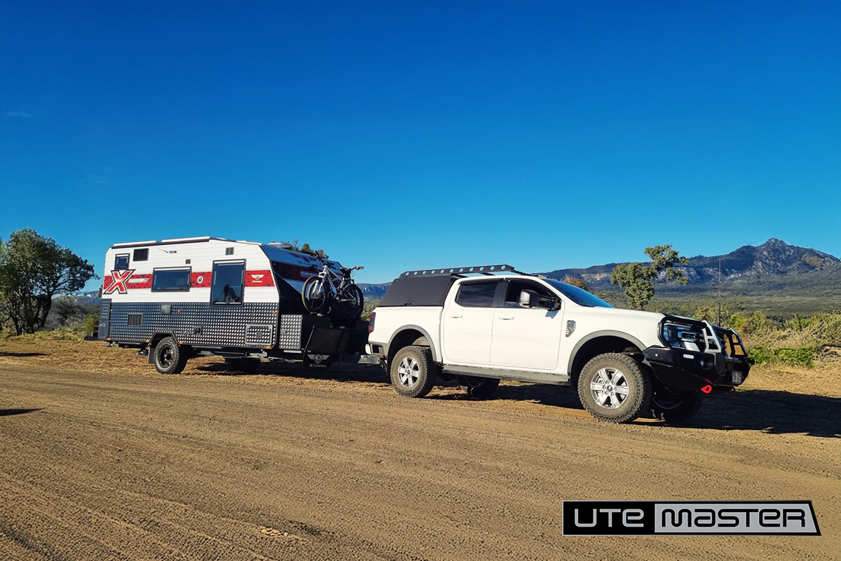 Ford Ranger XLT Utemaster Centurion Canopy Touring Setup 4x4 Explore Aus Tub Canopy