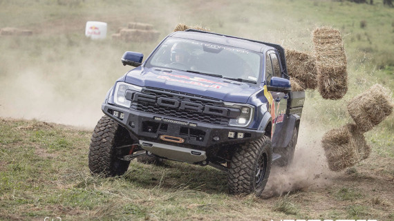 Ford Ranger Raptor Ute Blue RedBull Formula1 Drift Utemaster Trailcore 8 v2