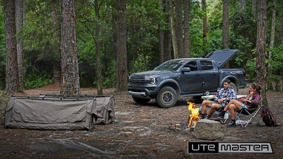 Ford Ranger Tub Hard Lid Next Gen Raptor 2022 2023 Grey Utemaster Accessories Camping Overlanding Adventure Bush 4x4