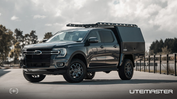 Ford Ranger Ute Grey Colourmatch RoofRack Utemaster TrailCore ServiceBody 2 v3