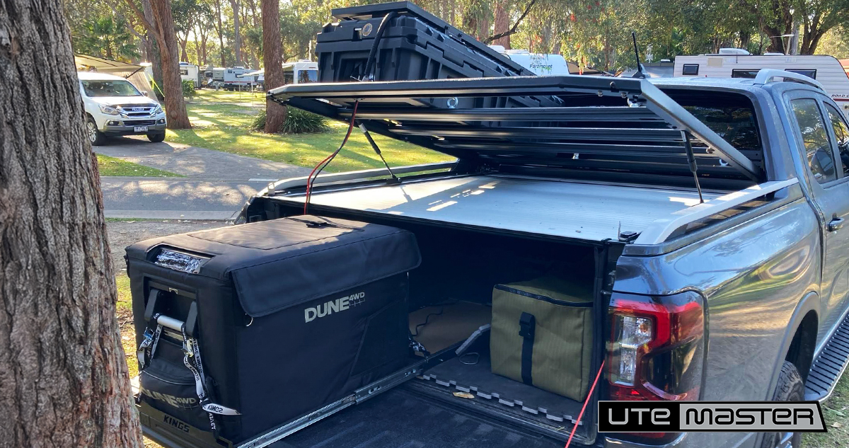 Gearforce Opening Tub Platform to suit Ford Ranger Next Gen Wildtrak and Fridge Slide