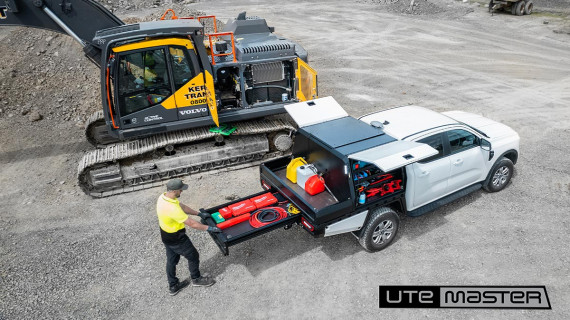 Heavy Diesel Service Mechanic Fitout Fleet Utemaster TrailCore Tray Body