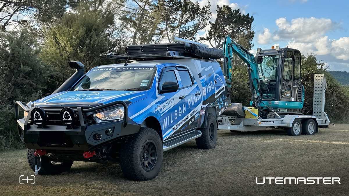 Isuzu D Max Plumbing Setup Utemaster TrailCore Servicebody roofrack maxtrax v2