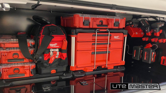 Milwaukee Tools Ute Tub Setup Canopy Utemaster electrical