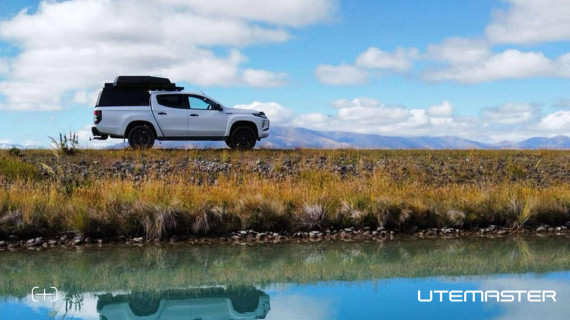 Mitsubishi Triton Ute White Camping Rooftop tent Centurion Canopy Utemaster 3 v4
