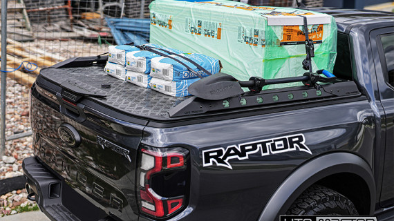 Next Gen Ford Ranger Raptor Hard Lid Construction Site  Strong Hard Lid  Utemaster Load Lid v2
