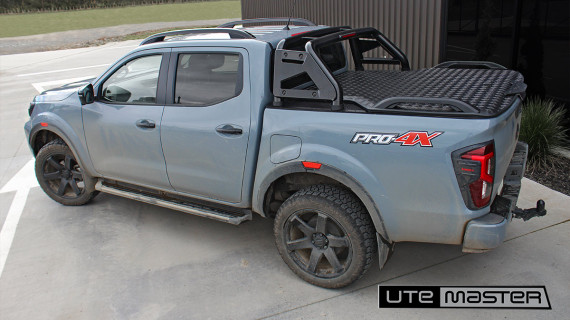 Nissan Navara Grey Pro 4X Hard Lid Utemaster Load Lid 4x4