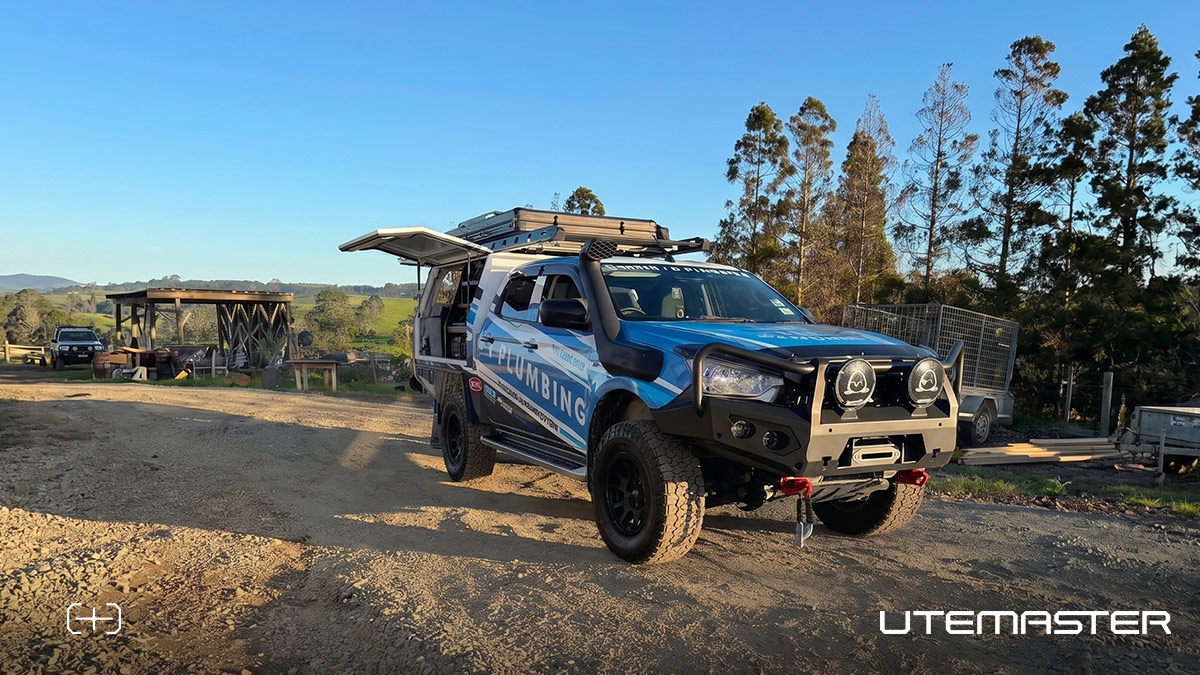 Plumbing Setup Utemaster TrailCore Servicebody roofrack