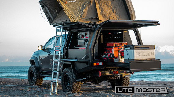 Toyota Hilux 2024 Utemaster TrailCore Service Body 4x4 Beach Accessories Tray Canopy Upgrades
