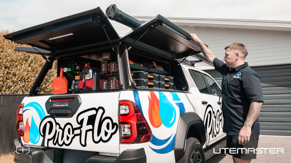 Toyota Hilux Canopy Ute White Plumbing RoofRack Utemaster Centurion 5 v2