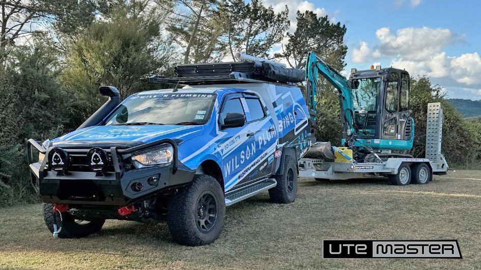 Ulitmate Plumbers Ute Wilsons Plumbing Full Time Canopy Tradie Ute Utemaster