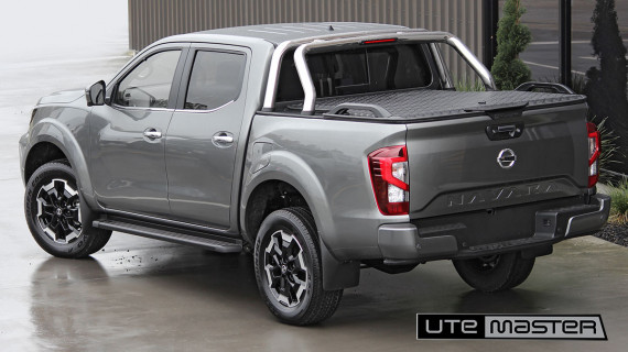 Ute Hard Lid to suit Nissan Navara 2021 ST STX Pro4x Tub Cover Grey Black