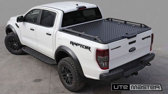 Ute Hard to suit Ford Ranger Raptor Side Rails Tough 4x4 Overland Tub cover Tonneau