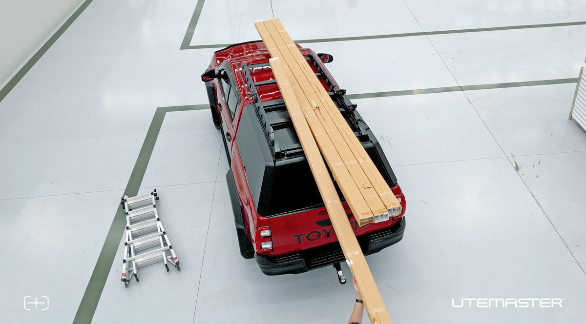 Utemaster Cantilever Roof Rack to suit Toyota Hilux SR5