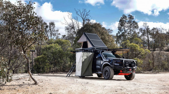 Utemaster Ford Ranger Canopy Build Best in Australia Overland Touring Roof Tent Solar