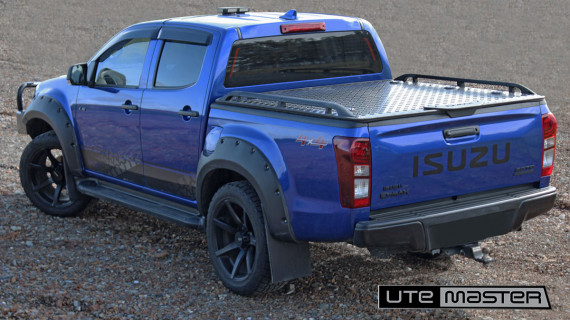 Utemaster Load Lid to suit Isuzu D Max Blue Black Tub Cover Hard Lid Tonneau