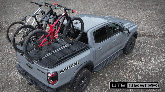 Utemaster Load Lid with Destroyer Side Rails Bike Carrier