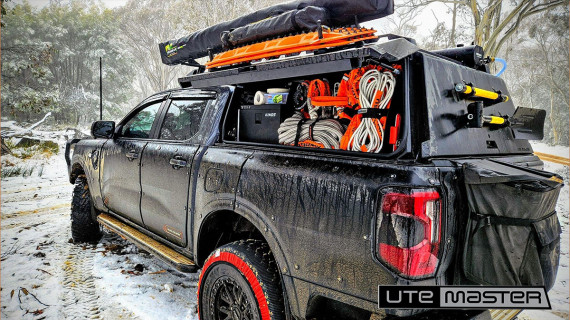 Utemaster Centurion Canopy Black to suit 2025 Ford Ranger Snow  4wd