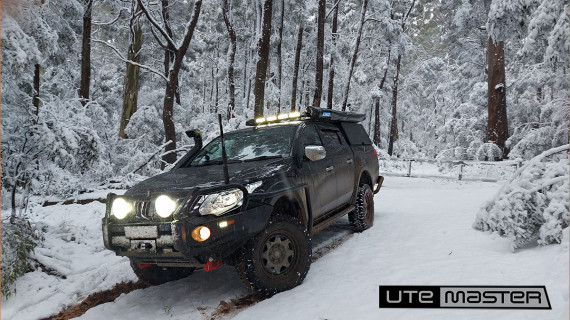 Utemaster Centurion Canopy in the snow