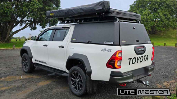 Utemaster Centurion Canopy to suit Toyota Hilux Overlanding Tub Canopy White