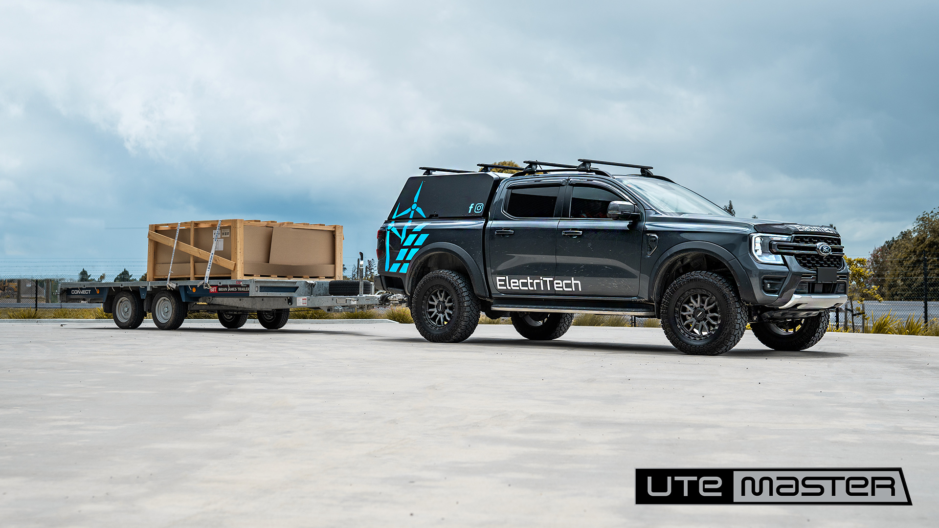Utemaster Centurion Tub Canopy Ford Ranger Sport Electrical Tradie setup v2
