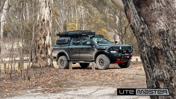 Utemaster Centurion Tub Canopy to suit Black 2025 Ford Ranger