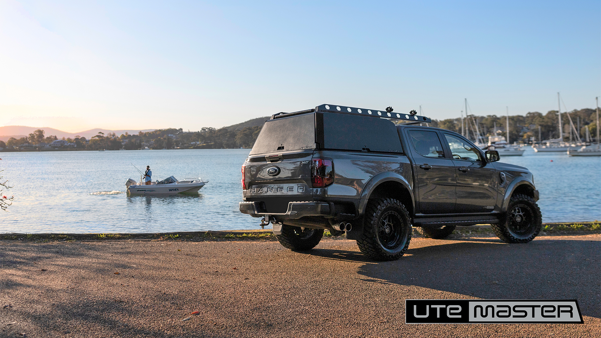 Utemaster Centurion Tub Canopy to suit Ford Ranger XLT Sport Wildtrak Raptor 2025 Boating fishing WaterSports