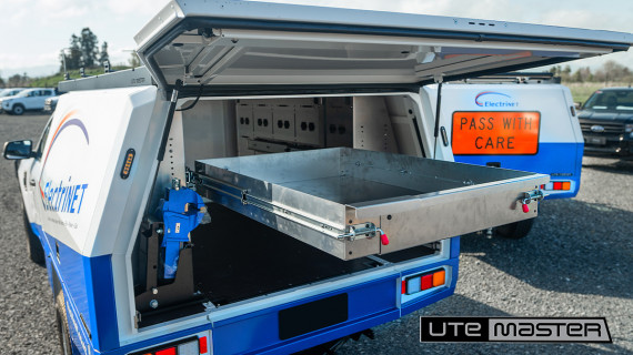 Utemaster Fleet Setup TrailCore Tray Service Box