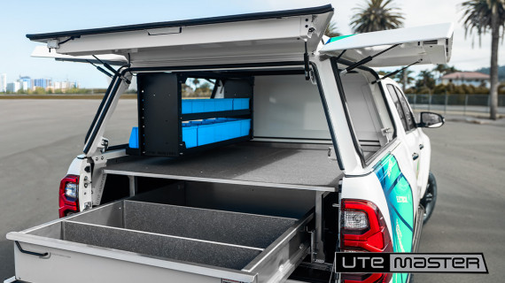 Utemaster Fleet White Canopy for Toytoa Hilux