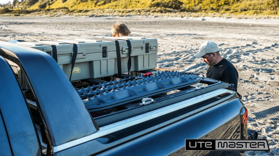 Utemaster GearForce Platform to suit Ford Ranger Wildtrak 2024 Recovery Tracks Beach Gear Case Adventure