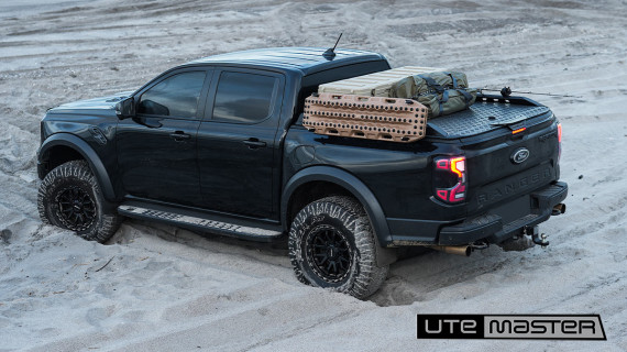 Utemaster Load Lid to suit Ford Raptor Ranger 2024 Ute Accessories Recovery Tracks Mounts MaxTrax