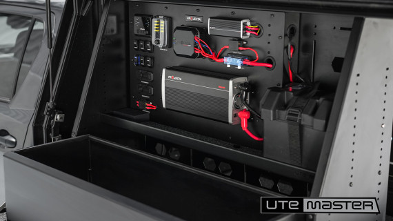 Utemaster TrailCore Service Body Accessories Split Door Half Door Work Bench Tradie Ute Fitout