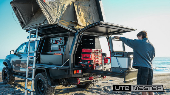 Utemaster TrailCore Service Body Beach Adventure Camping Ute Accessories Roof Top Tents