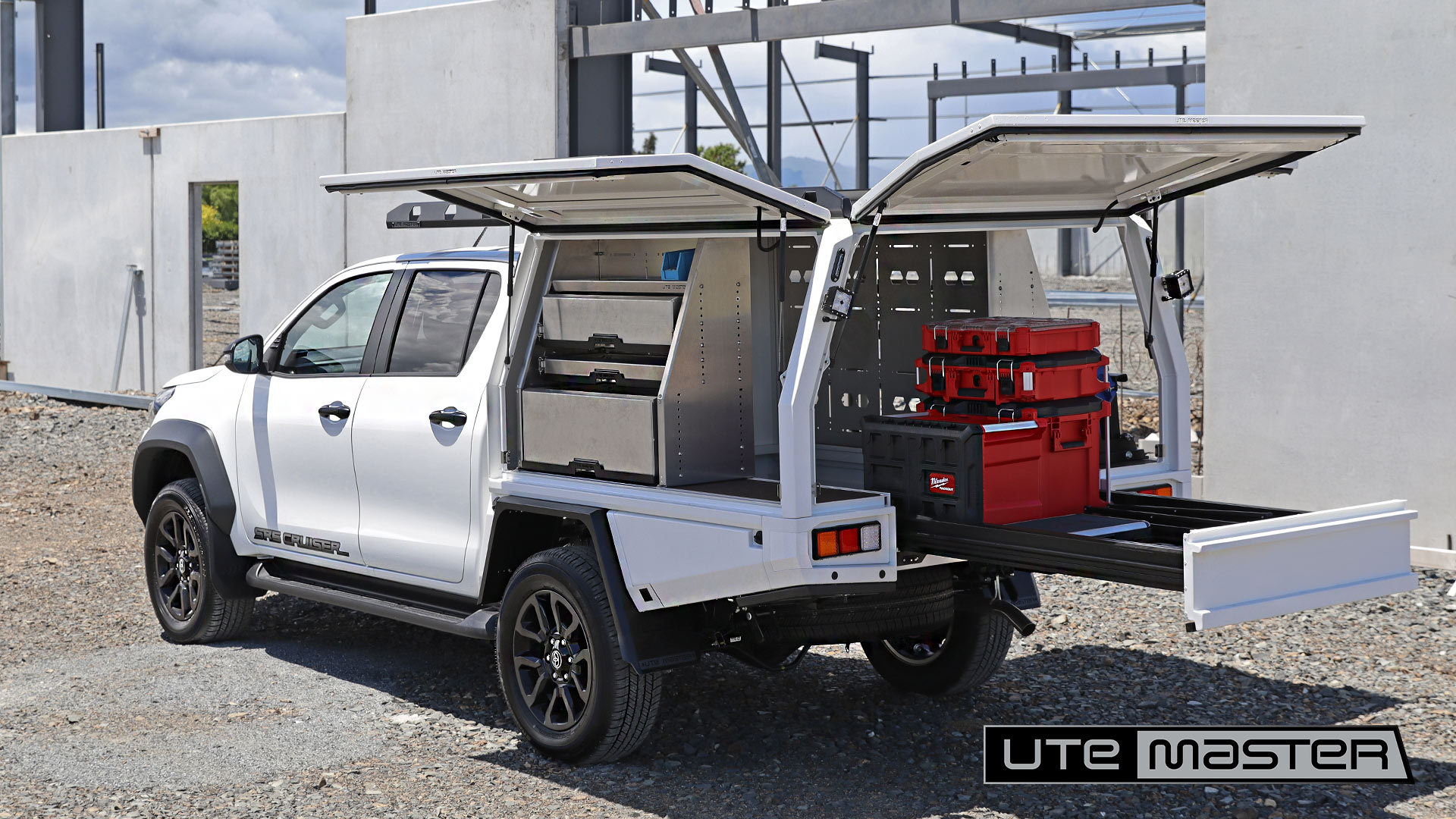 Utemaster TrailCore Service Body Tray fitout
