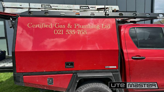 Utemaster TrailCore Service Body Ute Tray Setup Plumbing