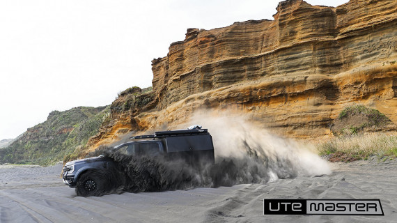 Utemaster TrailCore Service Body to suit 2024 Ford Ranger Sport Wildtrak Raptor XLT Overlanding 4WD Beach Camping