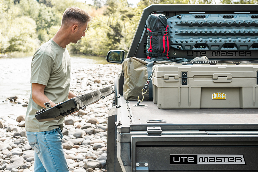 Utemaster TrailCore Tray Adjustable Side Boards Removable Slam Latch Side Boards v2