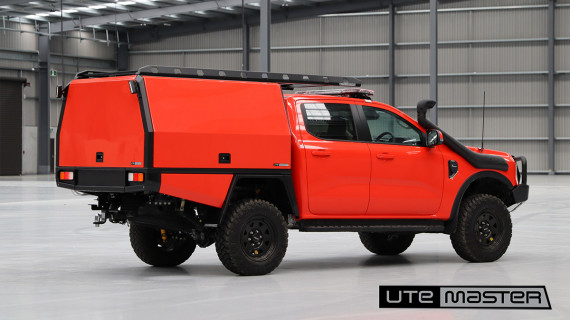 Utemaster TrailCore Tray service body Fire Service fitout