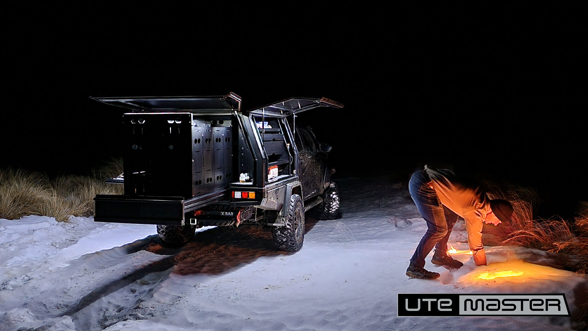 Utemaster Tray Service Body Setup Tray Canopy Toyota Hilux Snow 4wd Camping Hunting Adventure
