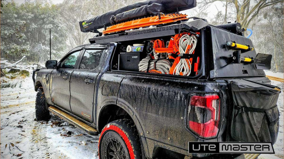 Utemaster Tub Canopy Setup Snow 4WD Adventure