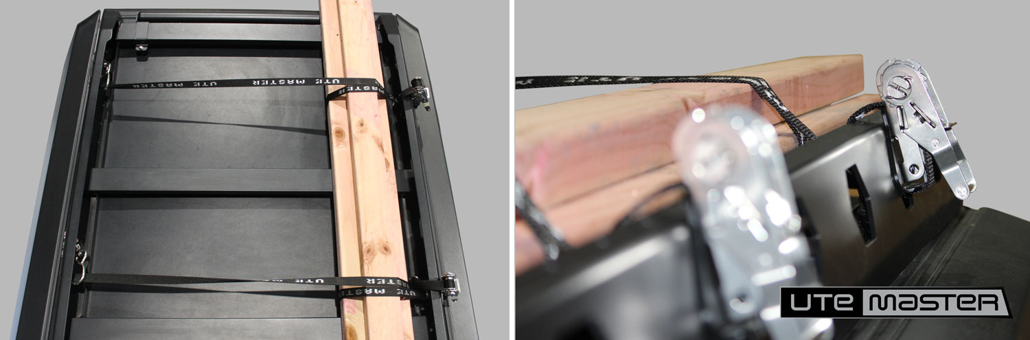 Cantilever Roof Rack Ratchet Straps Utemaster